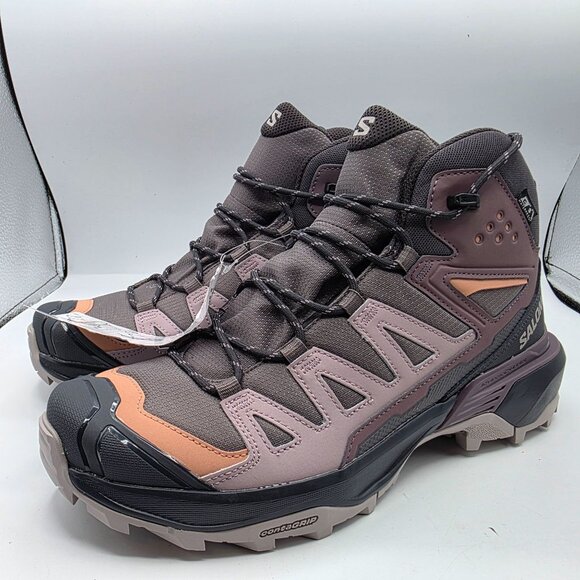Salomon X Ultra 360 Mid CSWP Womens Size 9.5 Purple Waterproof Hiking Shoes - Picture 4 of 13